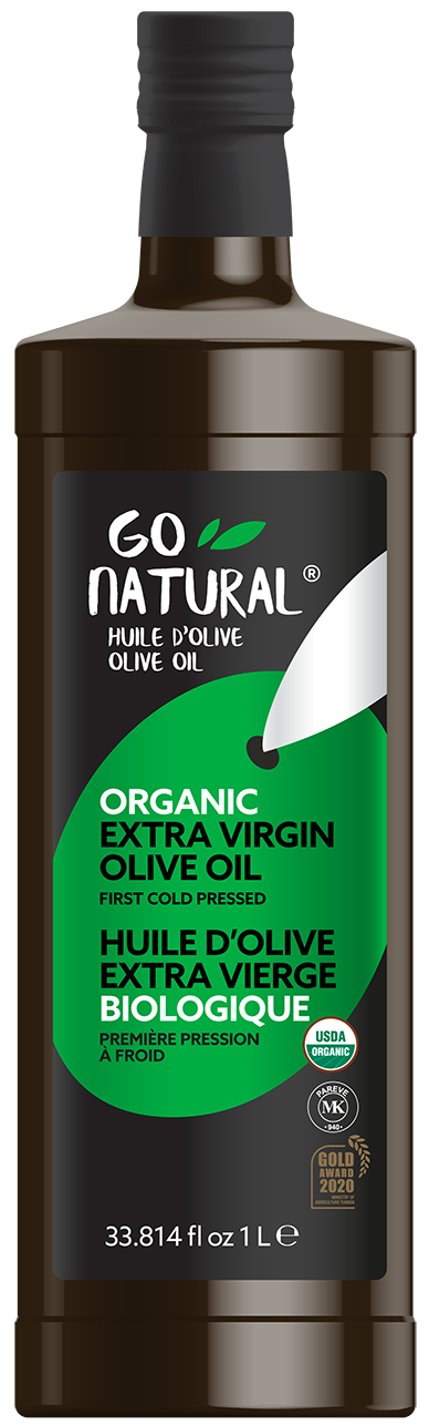 Go Natural – Huile d’olive 100 % extra vierge biologique